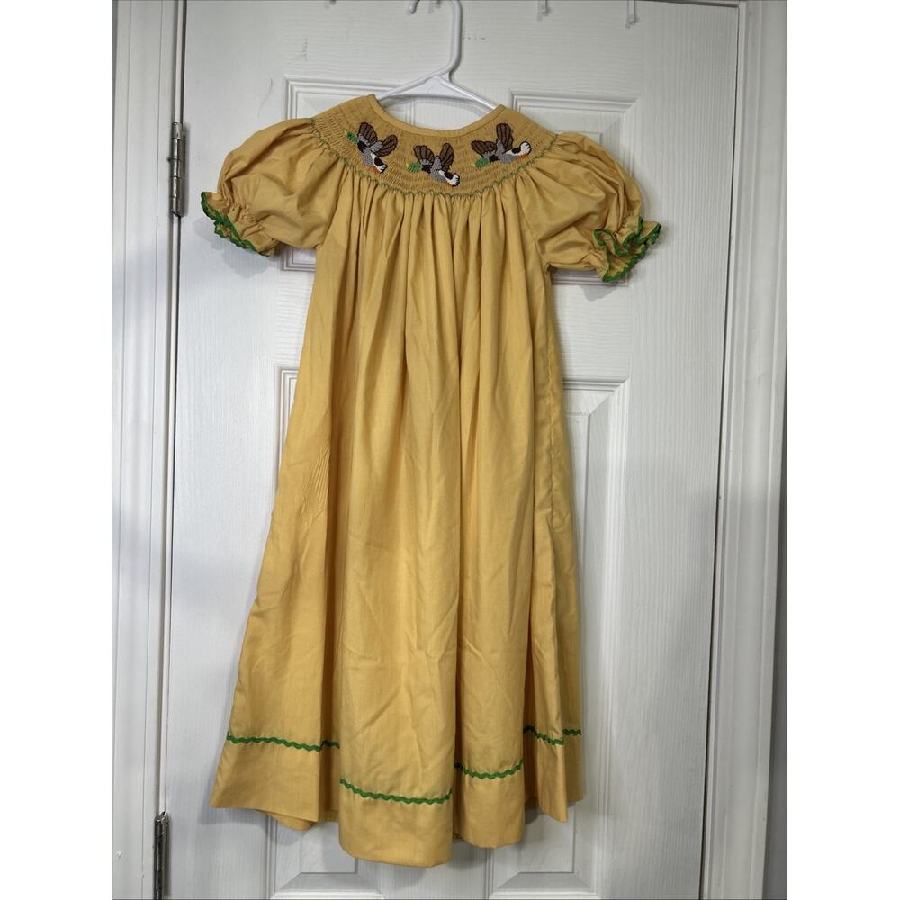 Grace Haven Smocked Dress Mallard Ducks Girls 5T